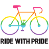 LGBTQ-Radfahrer - Fahre mit Stolz