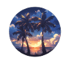 Palmboom palmboom palmboom zonsondergang palm strand