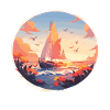 Sailing Sailboat Sunset Sailing