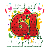 61e anniversaire Pastèque