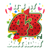 43rd Birthday Watermelon