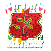 53rd Birthday Watermelon