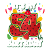 54e anniversaire Pastèque