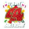 44e anniversaire Pastèque