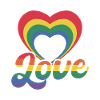 Love Rainbow Heart