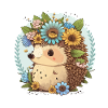 Blumenkrone Igel