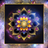 Mandala Lotusblume
