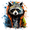 Cool Street Raccoon
