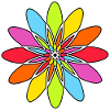Rainbow Flower