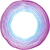 Purple Blue Wobbly Ring