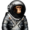 Space Astronaut Monkey