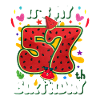 57th Birthday Watermelon