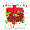 75e anniversaire pastèque