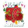 36th Birthday Watermelon