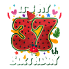 37th Birthday Watermelon
