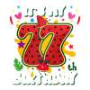 77e anniversaire Pastèque