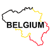 Carte de la Belgique