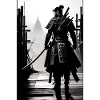 Samurai Black and White Design