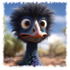 crazy emu