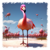 cool flamingo