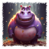 cute hippo