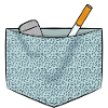 Lighter cigarette pocket