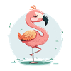 Yoga Flamingo