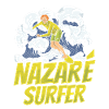 Nazaré Surfer Vagues Surf Surf