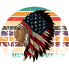 July 4th Retro Native American