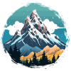 Outdoor: Snow-covered mountain landscape