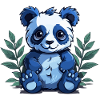 Cute Comic Panda