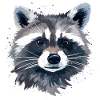 Süßer Waschbär