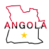 Karte von Angola