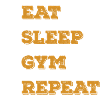 Eat Sleep Gym Repeat