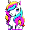 Süßes Einhorn für Mädchen