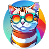 Spectacled cat