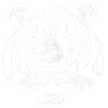 Tiger Head Black White