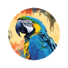 Blue and gold macaw