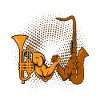 Trompete Saxophon - Witziges Shirt Geschenk