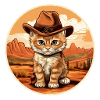 Chat du Far West
