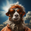Strand-Schaf: Sonnenbrillen-Coolness