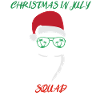 Weihnachten im Juli, Weihnachtsmann-Sonnenbrille