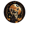 Chihuahua Costume d'Halloween - Citrouille
