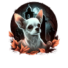 Chihuahua Costume d'Halloween - Citrouille