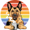 Retro German Shepherd