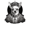 Chihuahua - Cane Papa Vaticano Prete Cattolico