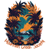 Mountain Creek Tropical Landscape
