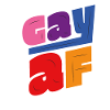 Gay af regenbogen design