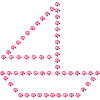 Sailboat V2 rhinestone pink