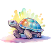 Bunte Schildkröte